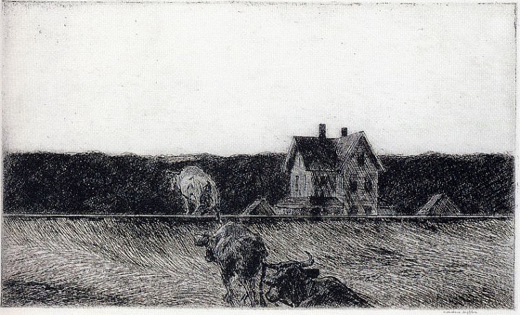 美国风景 American Landscape (1920),爱德华·霍普