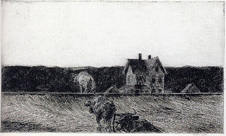 美国风景 American Landscape (1920)，爱德华·霍普