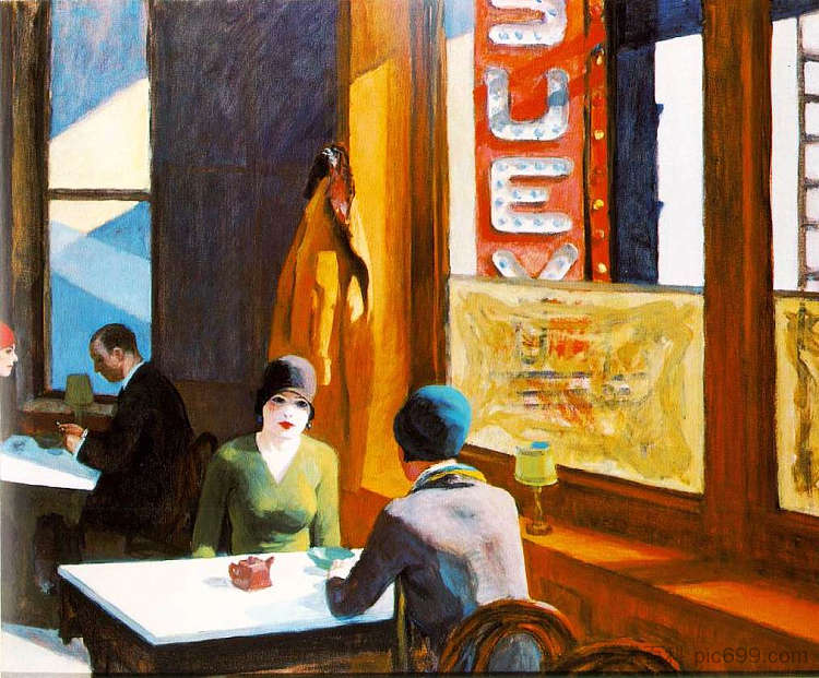 切碎苏伊 Chop Suey (1929),爱德华·霍普