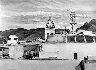 圣埃斯特万教堂 Church of San Esteban (1946)，爱德华·霍普