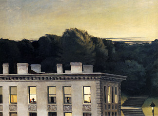 黄昏的房子 House At Dusk (1935)，爱德华·霍普