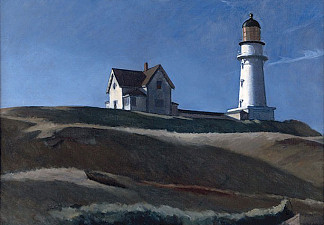 灯塔山 Lighthouse HIll (1927)，爱德华·霍普