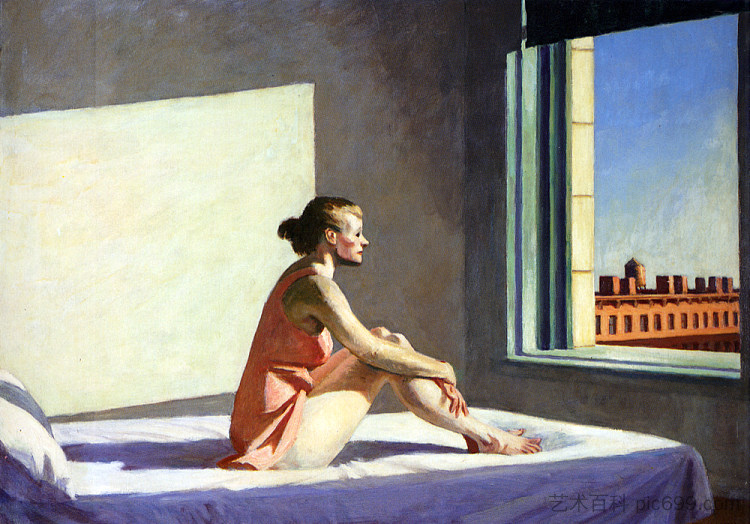 暾 Morning Sun (1952),爱德华·霍普