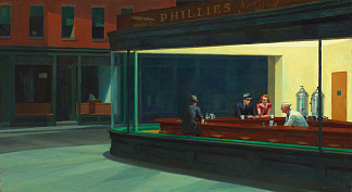 夜鹰 Nighthawks (1942)，爱德华·霍普