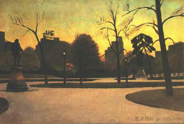 黄昏的莎士比亚 Shakespeare at Dusk (1935)，爱德华·霍普