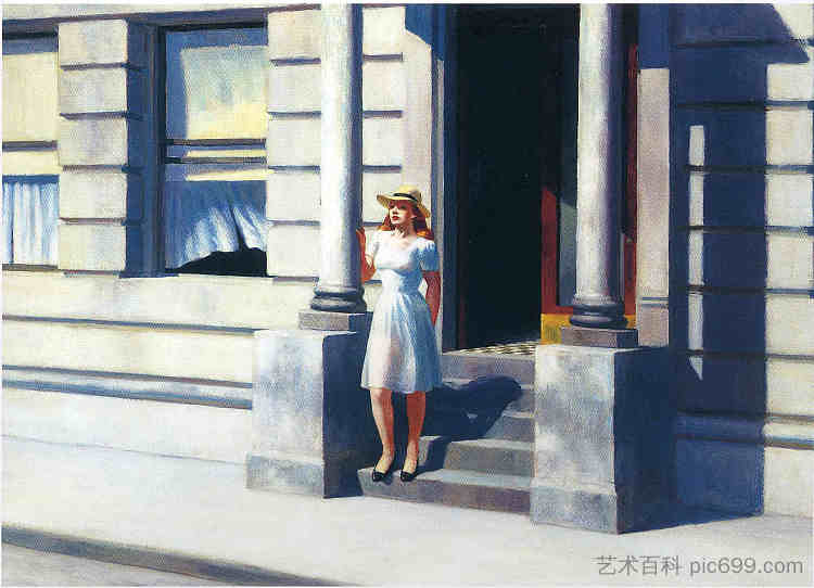 夏季 Summertime (1943)，爱德华·霍普