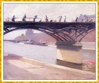 艺术之桥 Le Pont des Arts (1907)，爱德华·霍普