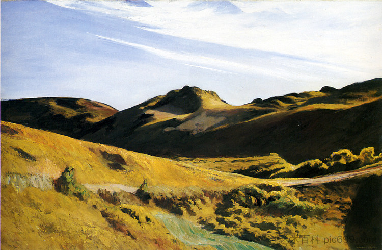 骆驼驼峰 The Camel's Hump (1931)，爱德华·霍普