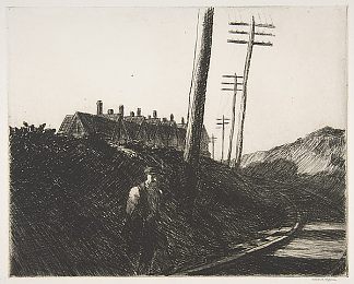 铁路 The Railroad (1922)，爱德华·霍普