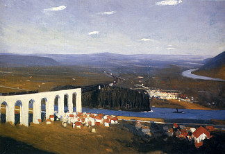 塞纳河谷 Valley of the Seine (1909)，爱德华·霍普