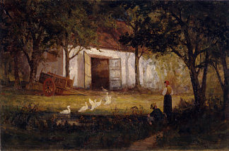 沐浴后 After the Bath (1891)，爱德华·米切尔·班尼斯特