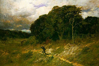暴风雨来临 Approaching Storm (1886)，爱德华·米切尔·班尼斯特