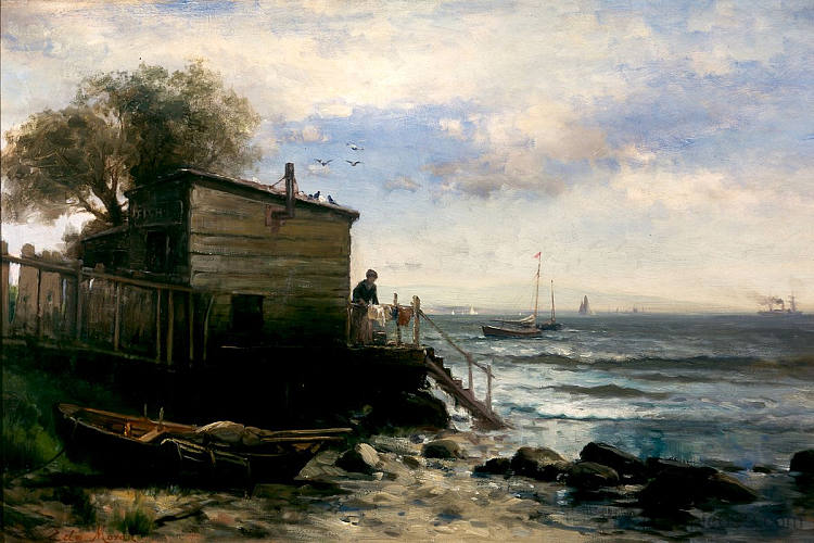 渔民之家 Fishermans Home (1870),爱德华·莫兰