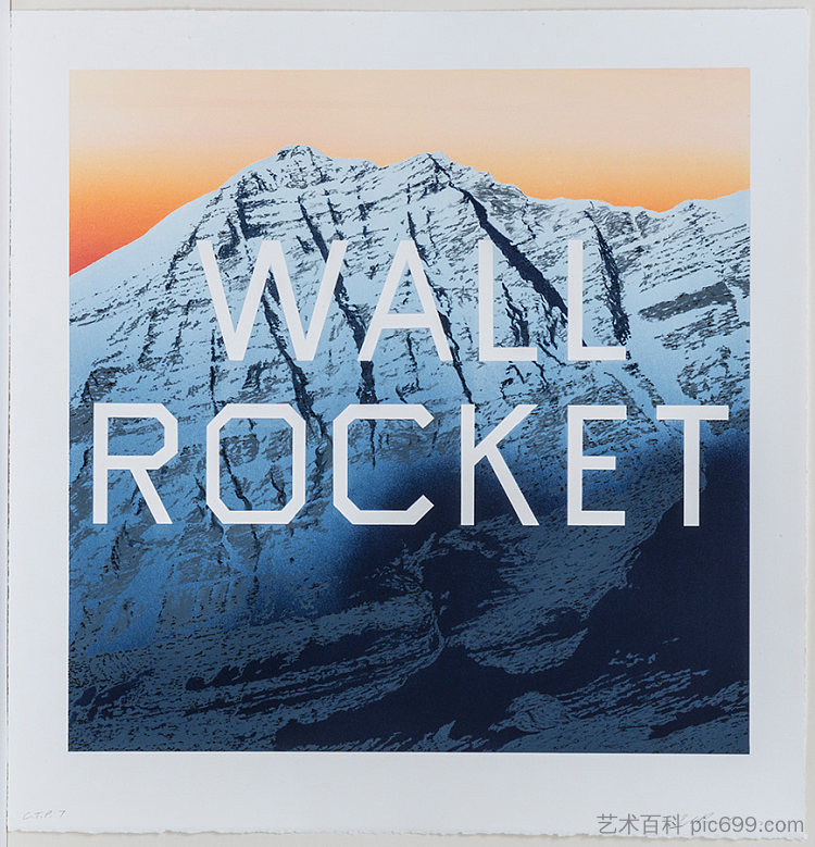 墙壁火箭 Wall Rocket (2013)，爱德华·鲁斯查