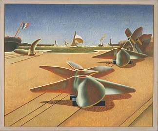 青铜芭蕾舞 Bronze Ballet (1940)，爱德华·沃兹沃思