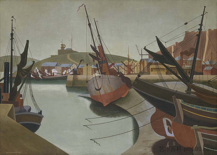 海港 Seaport (1923)，爱德华·沃兹沃思