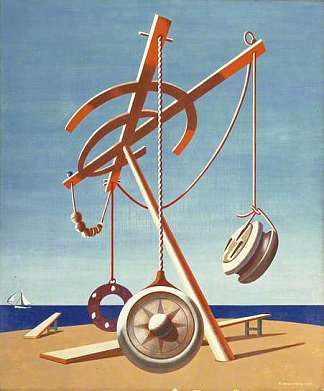 菲乌米奇诺纪念品 Souvenir of Fiumicino (1937)，爱德华·沃兹沃思