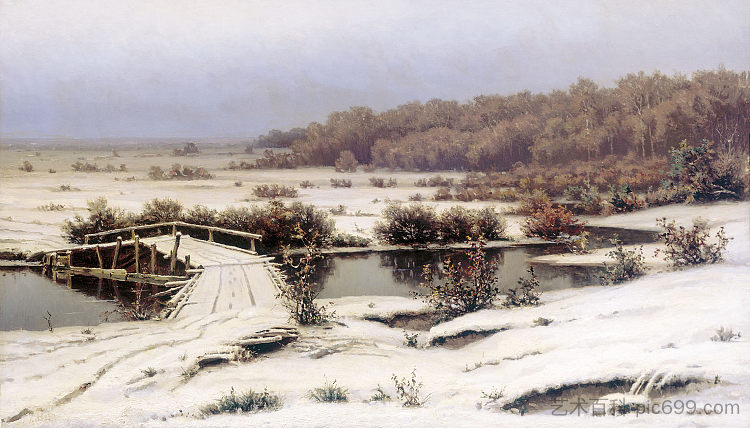 第一场雪 First Snow (1883; Russian Federation  )，埃菲姆沃尔科夫