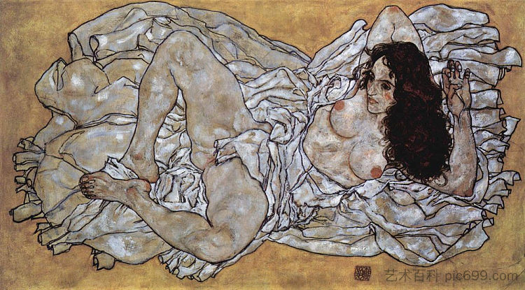 说谎的女人 Lying Woman (1917)，埃贡·席勒