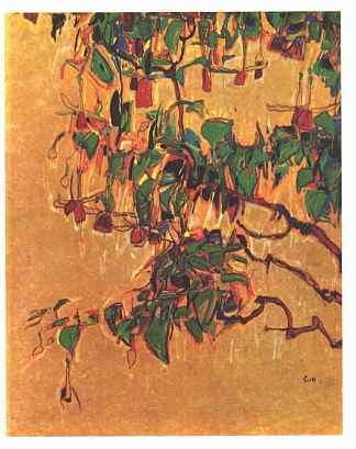 紫红色 Fuchsia (1910; Czech Republic                     )，埃贡·席勒