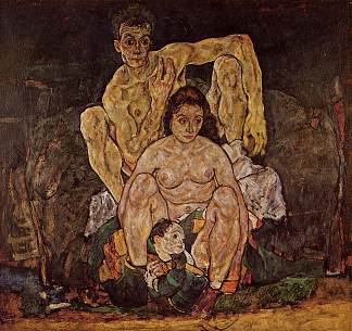 家庭 The Family (1918; Vienna,Austria                     )，埃贡·席勒