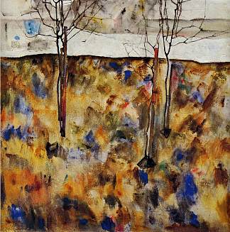 冬季树木 Winter Trees (1912)，埃贡·席勒