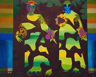 花园里的人物 Figures in a Garden (1979 – 1981)，艾林·阿加尔