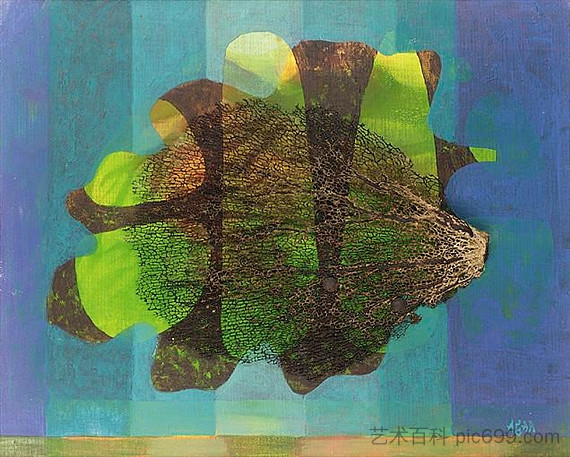 海藻拼贴 Seaweed Collage，艾林·阿加尔