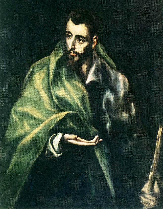 使徒大圣詹姆斯 Apostle St. James the Greater (1606; Spain  )，埃尔·格列柯