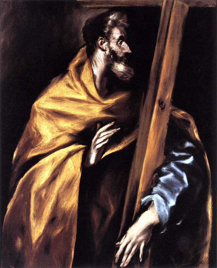 使徒圣菲利普 Apostle St. Philip (c.1612; Spain ),埃尔·格列柯