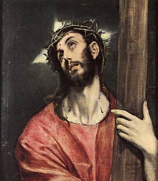 背负十字架的基督 Christ carrying the cross (c.1595; Spain                     )，埃尔·格列柯