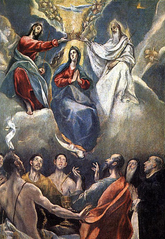 圣母加冕礼 Coronation of the Virgin (1591; Spain                     )，埃尔·格列柯