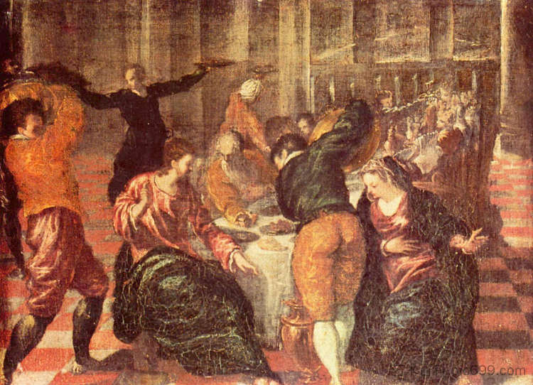 在迦拿结婚 Marriage at Cana (c.1600; Spain ),埃尔·格列柯