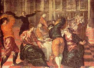 在迦拿结婚 Marriage at Cana (c.1600; Spain                     )，埃尔·格列柯