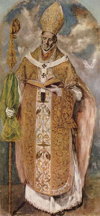 圣伊德尔丰索 St. Idelfonso (c.1613; Spain                     )，埃尔·格列柯