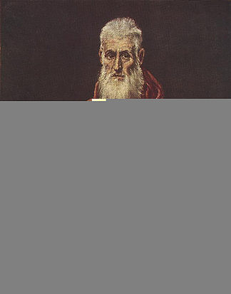 圣杰罗姆 饰 红衣主教 St. Jerome as Cardinal (c.1595; Spain                     )，埃尔·格列柯