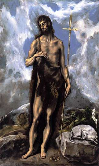 施洗者圣约翰 St. John the Baptist (c.1600; Spain                     )，埃尔·格列柯