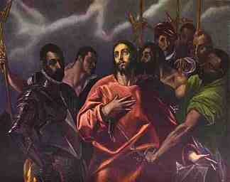基督的脱衣 The Disrobing of Christ (c.1600; Spain                     )，埃尔·格列柯
