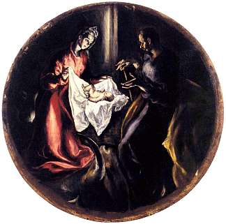 耶稣诞生 The Nativity (c.1604; Spain                     )，埃尔·格列柯