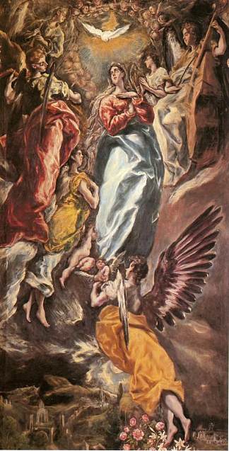 圣母无原罪 The Virgin of the Immaculate Conception (c.1611; Spain                     )，埃尔·格列柯