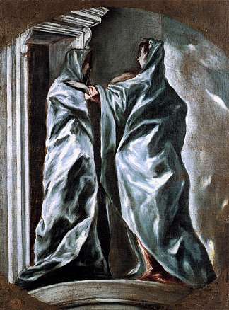 探访 The Visitation (c.1610; Spain                     )，埃尔·格列柯