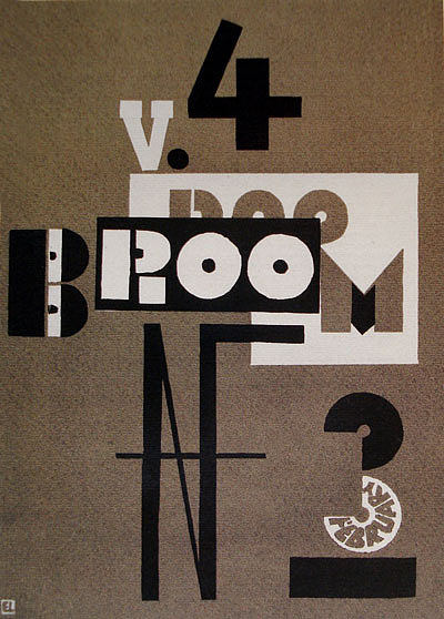 扫帚盖 Cover of Broom (1923)，埃尔·利西茨基