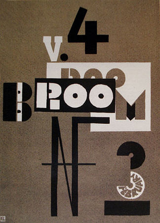 扫帚盖 Cover of Broom (1923)，埃尔·利西茨基