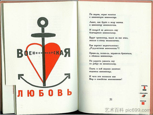 弗拉基米尔·马雅可夫斯基(Vladimir Mayakovsky)的“为了声音”插图 Illustration to 'For the voice' by Vladimir Mayakovsky (1920; Moscow,Russian Federation ),埃尔·利西茨基