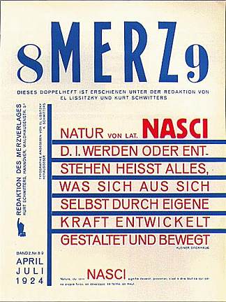 梅尔茨杂志版面 Merz’ Magazine Layout (1924)，埃尔·利西茨基