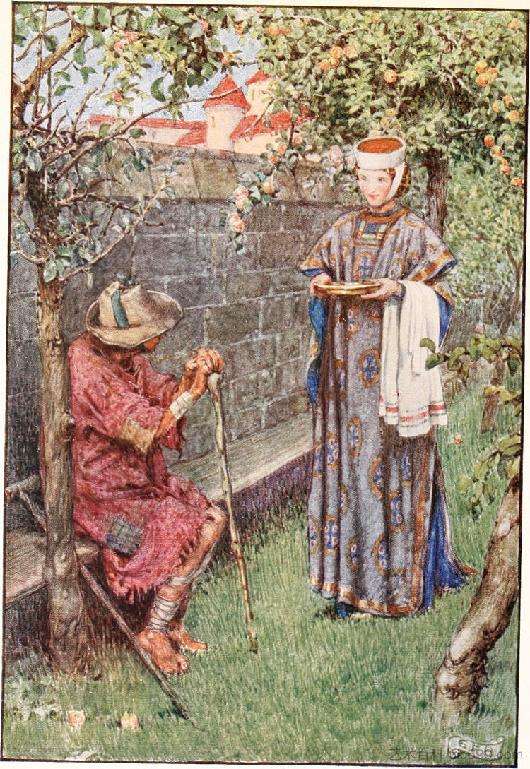 伊丽莎白继续她的怜悯使命 Elizabeth Went on Her Mission of Pity (1910),埃莉诺·福蒂斯丘·布里克代尔