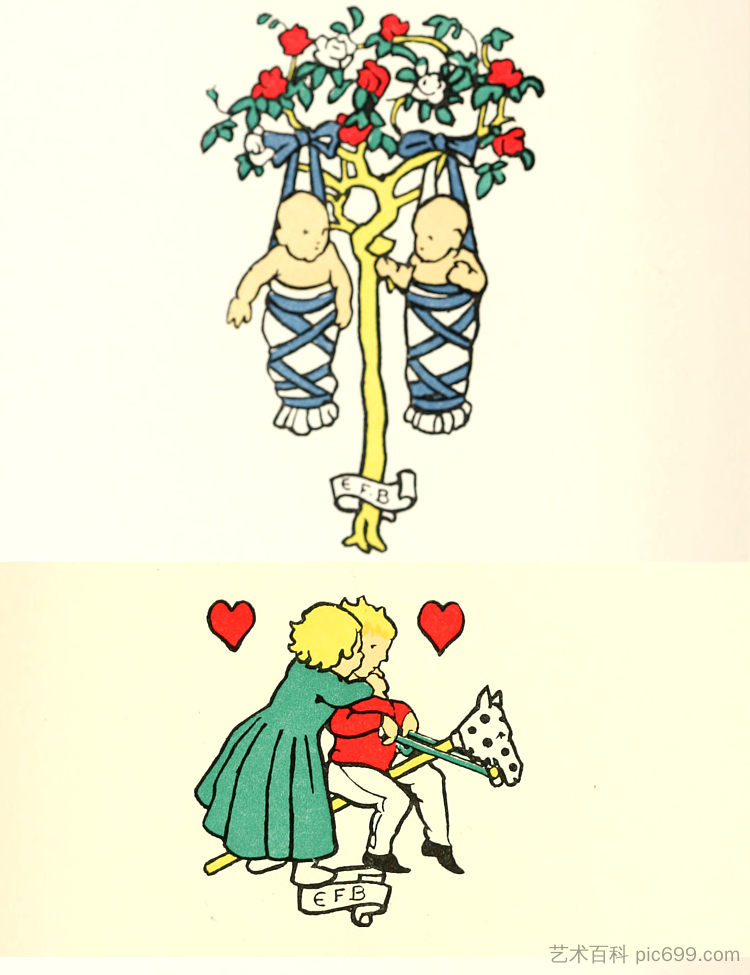 芙蓉和布兰切弗的甜蜜感人的故事 The sweet and touching tale of Fleur and Blanchefleur (1922),埃莉诺·福蒂斯丘·布里克代尔
