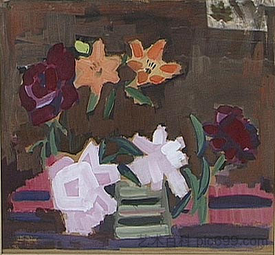 芍药 Paeonies (1969)，埃琳娜·邦蒂亚