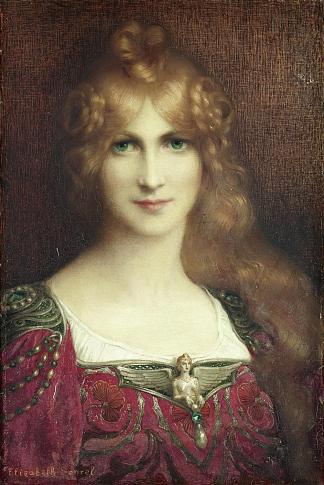 一位年轻的女士 A Young Lady，伊丽莎白·桑雷尔