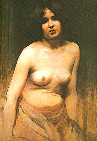 青年 Youth (c.1890)，埃利塞乌维斯康蒂